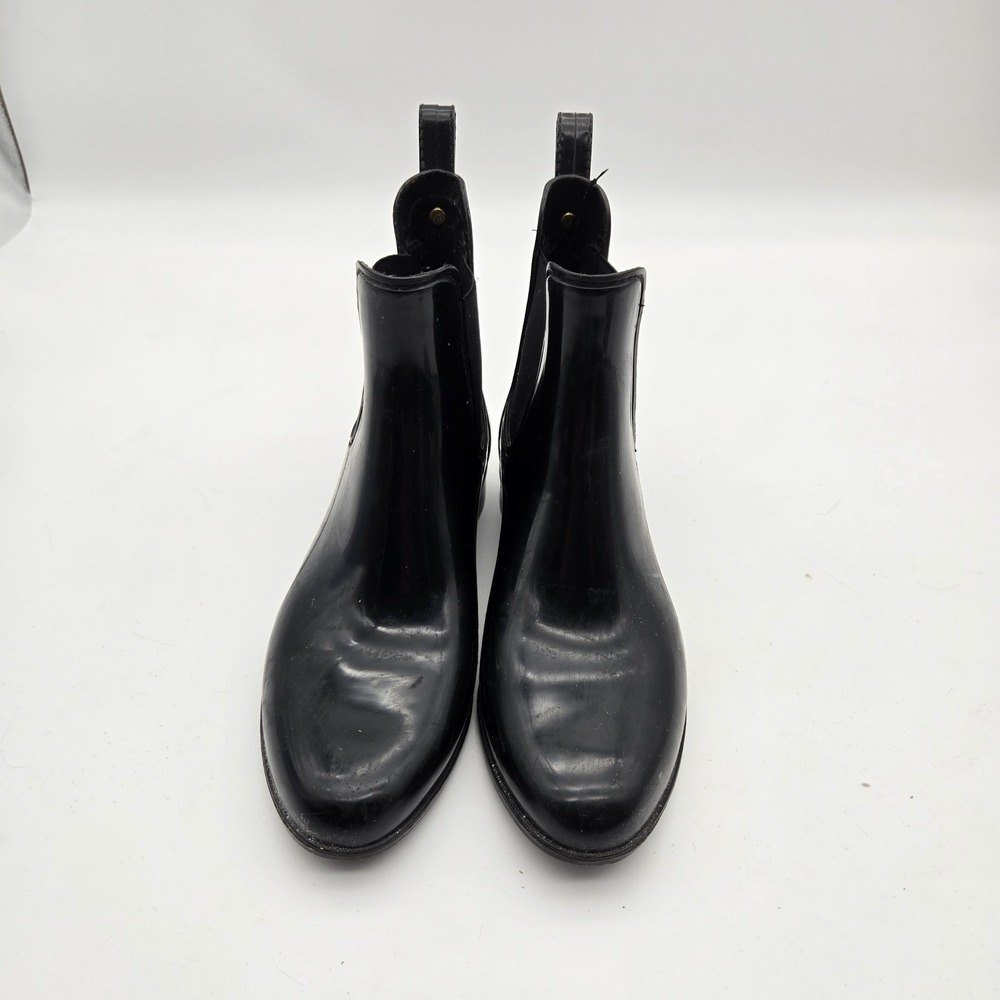 Sam Edelman Womens Black Tinsley Chelsea Rain Boot 8